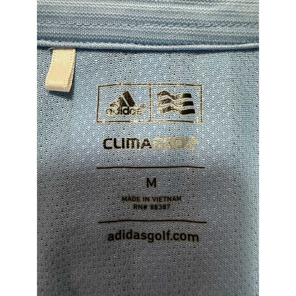 Adidas Adidas light blue polo size M - image 4