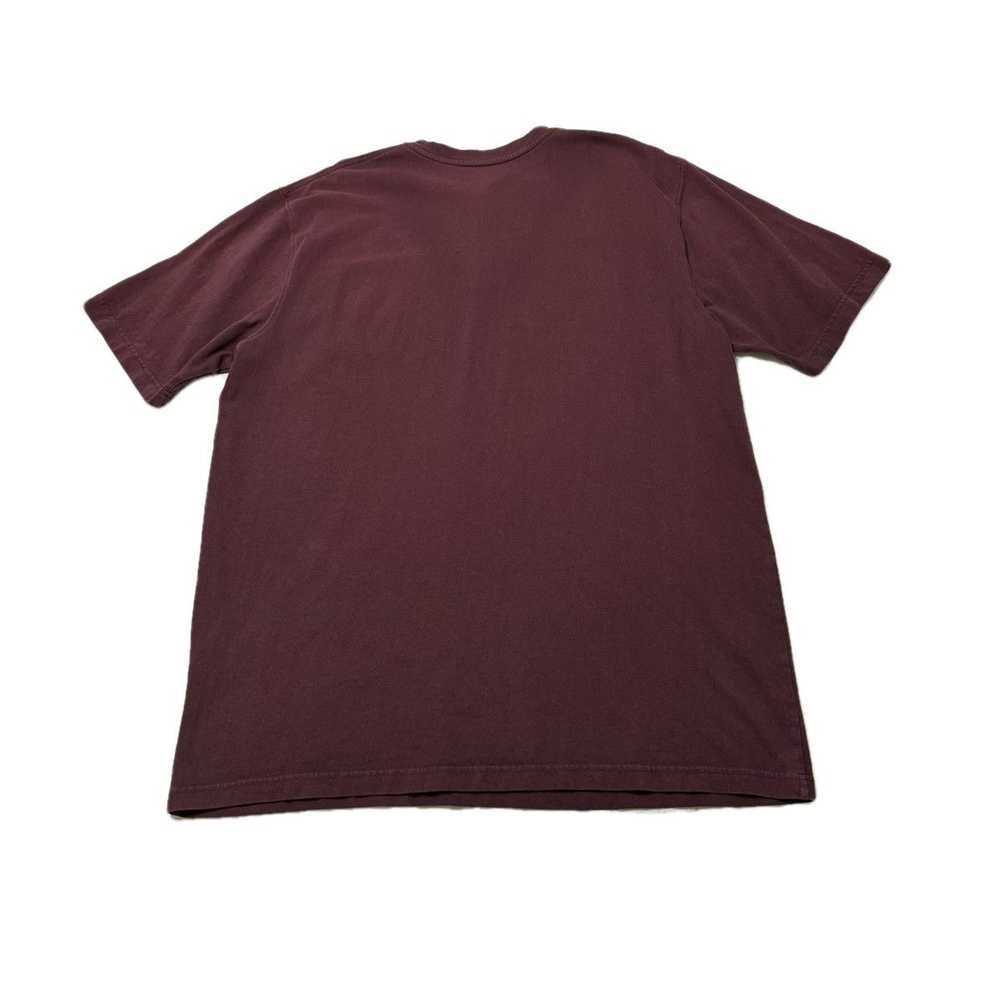 Carhartt × Vintage Burgundy Carhartt Short Sleeve… - image 2