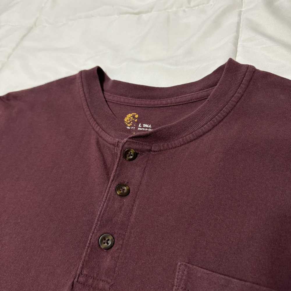 Carhartt × Vintage Burgundy Carhartt Short Sleeve… - image 7