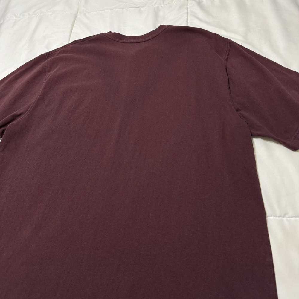 Carhartt × Vintage Burgundy Carhartt Short Sleeve… - image 9