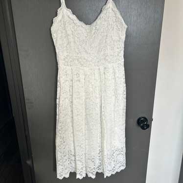 White lace Dress