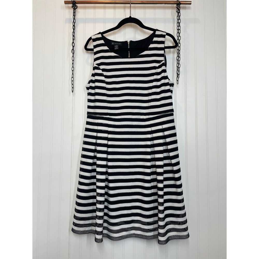 INC International Concepts Black & White Striped … - image 1