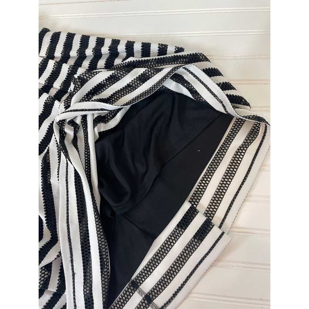 INC International Concepts Black & White Striped … - image 6