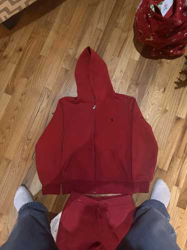 Polo Ralph Lauren Red Polo Ralph Lauren Zip Up Hoo