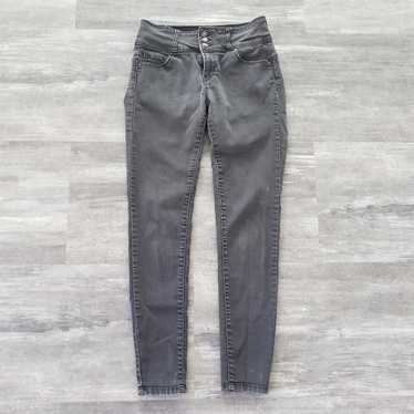 Designer Black Faded Wax Skinny Jean - image 1