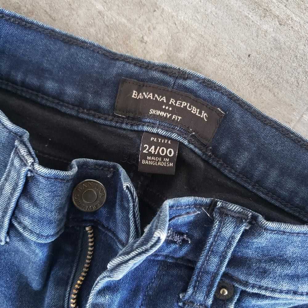 Banana Republic Dark Denim Banana Republic Skinny… - image 3