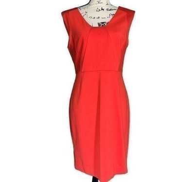 Ann Taylor red sleeveless dress 6