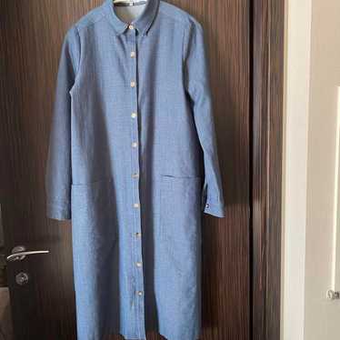 Long Sleeve Shirt Dress - image 1