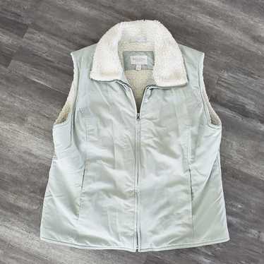 Sonoma Light Blue Fur Detailed Sonoma Vest