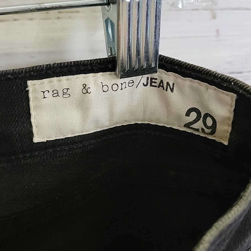 Rag & Bone Rag and Bone Black Distressed Skinny J… - image 5