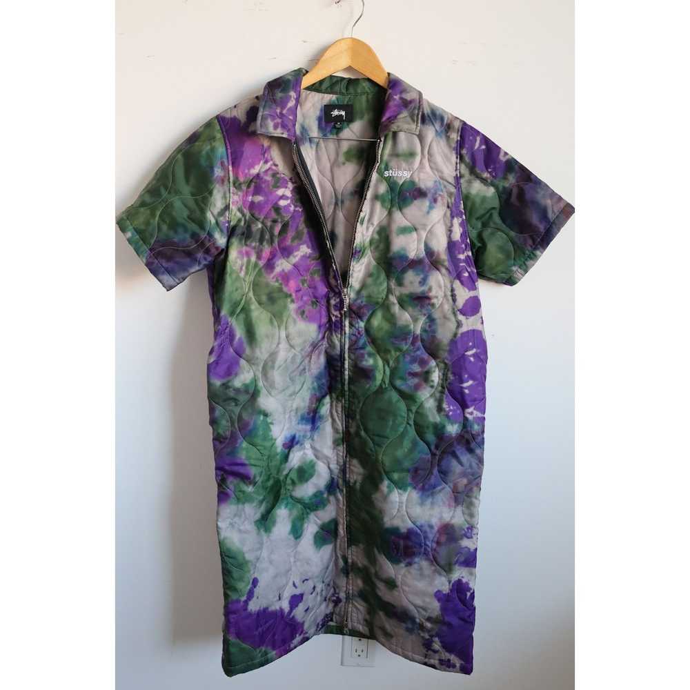 Stussy Stussy Curtis Tie Dye Quilted Zip Dress Si… - image 7