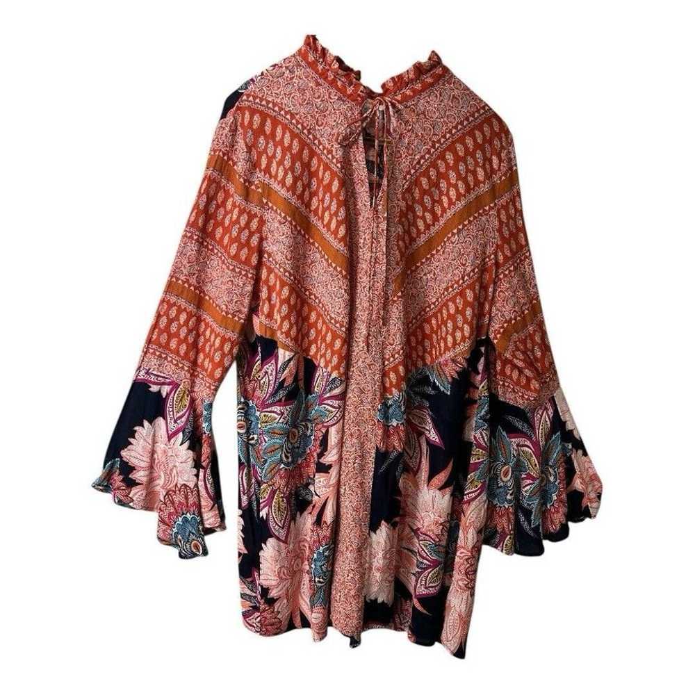 Umgee Women's Boho Paisley Dress Size 1 XL Multic… - image 2