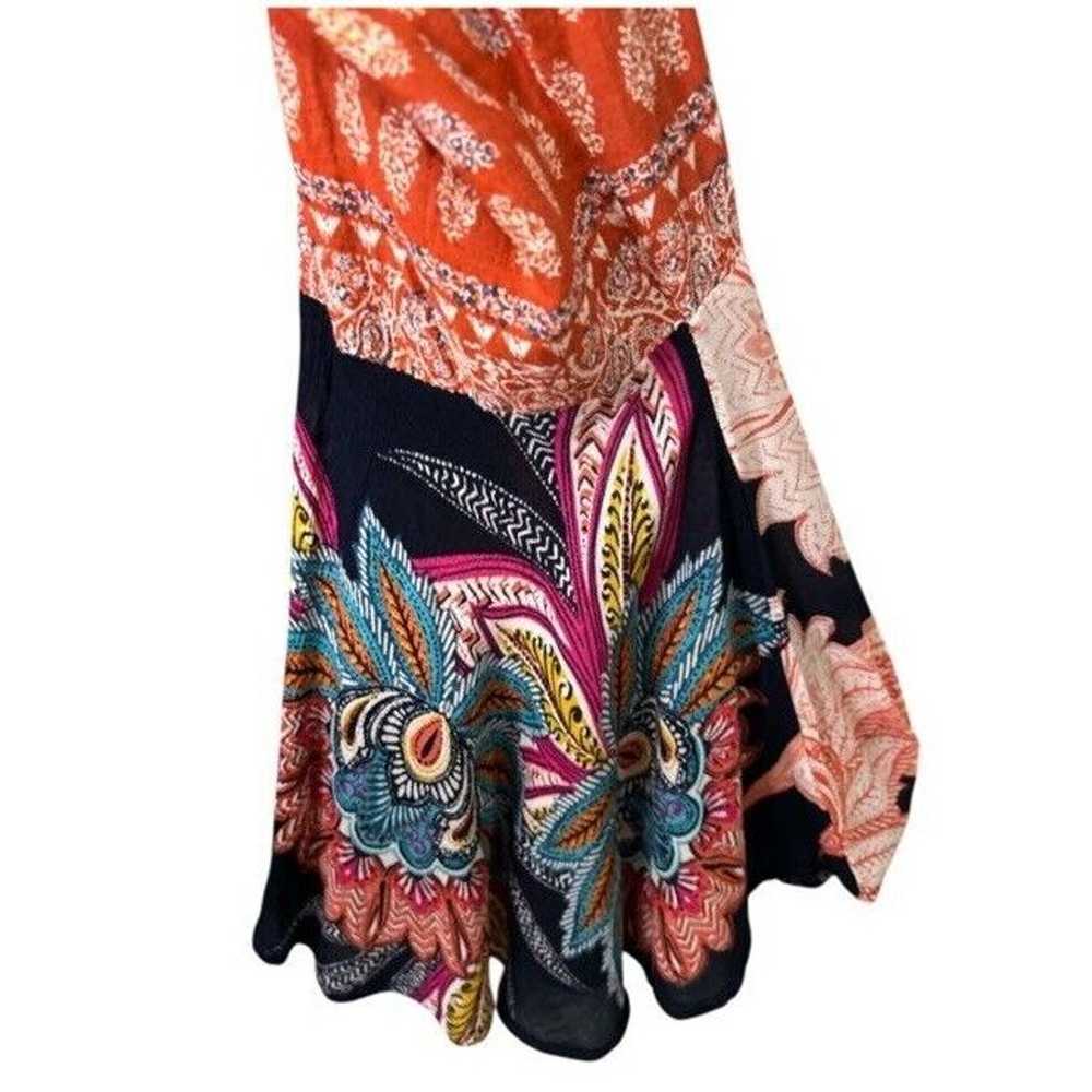 Umgee Women's Boho Paisley Dress Size 1 XL Multic… - image 5