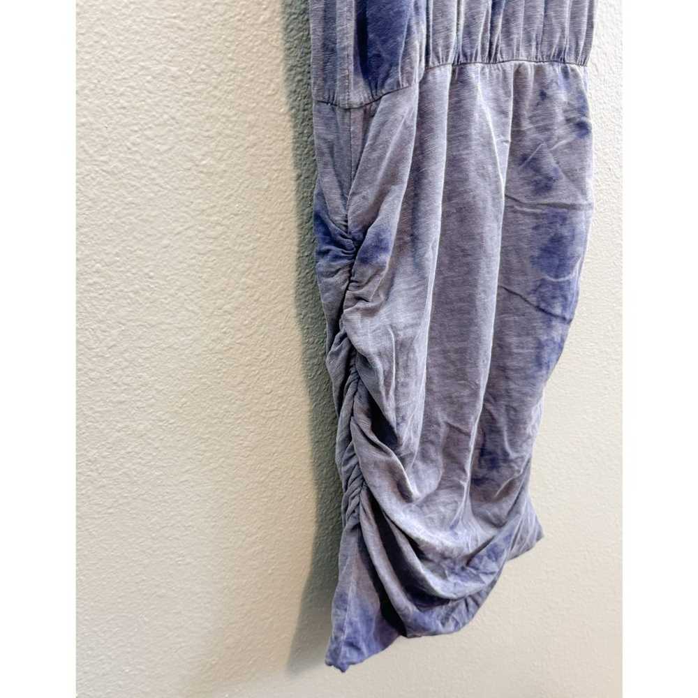 Sundry Blue - Grey Tie Dye Sleevelesss Ruched Rac… - image 3