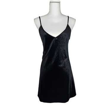 BRANDY MELVILLE Lilttle Black Velour Dress