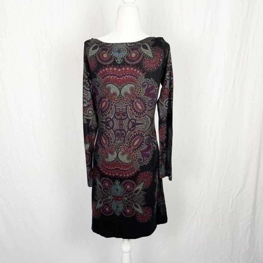 Bally & Millie Funky Geometric Dress Boho Small - image 4