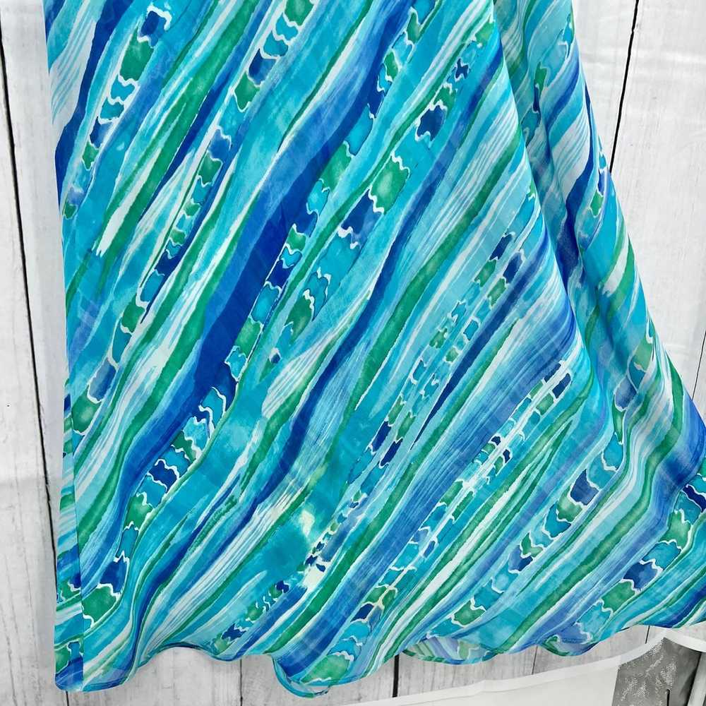 California Dynasty SMALL VINTAGE Sheer Blue Sheat… - image 5