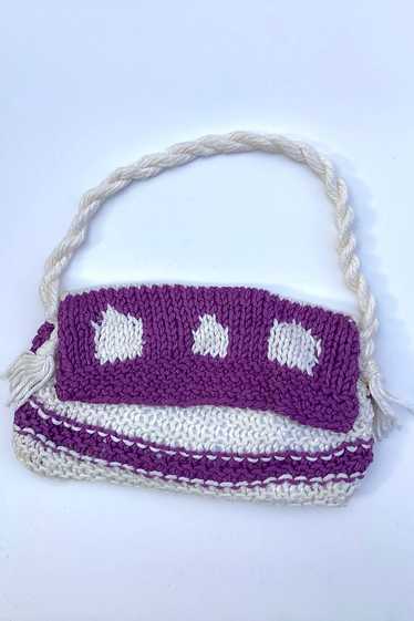 Vintage 1960s Hand Crocheted Purse Selected by Che