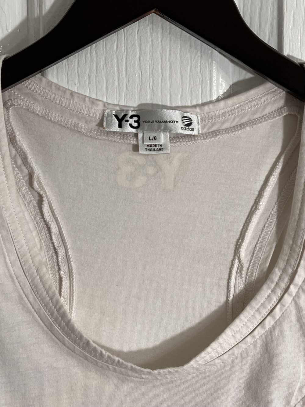 Y-3 Y-3 Jogger Tank Top Sleeveless 3 Striped Whit… - image 2