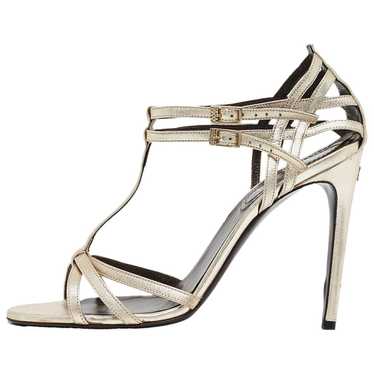 Roberto Cavalli Patent leather sandal