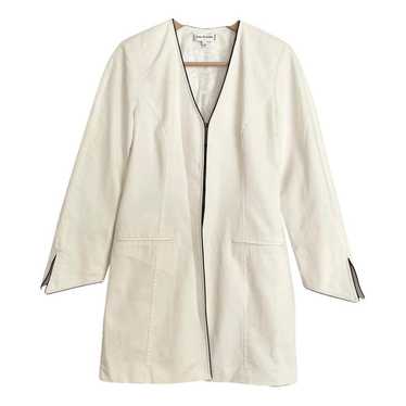 ANNE FONTAINE White Cotton sale Lightweight Jacket Size 3