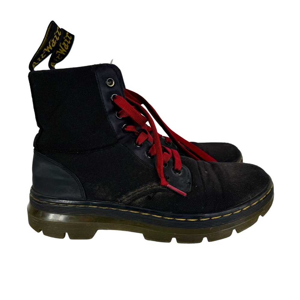 Dr. Martens Dr. Martens Combs Black Canvas Red La… - image 1