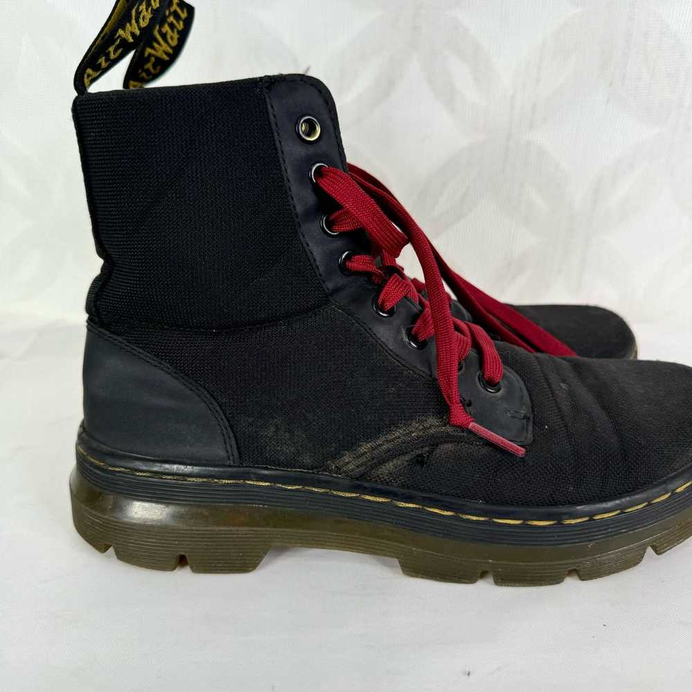 Dr. Martens Dr. Martens Combs Black Canvas Red La… - image 2