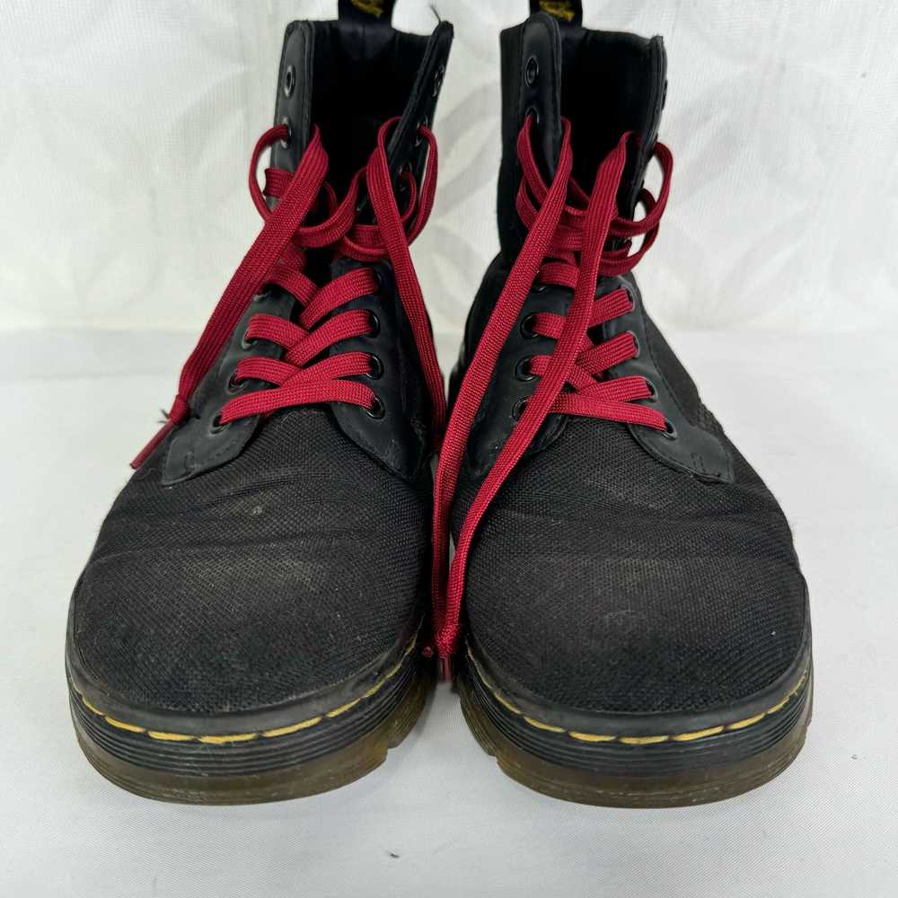 Dr. Martens Dr. Martens Combs Black Canvas Red La… - image 3