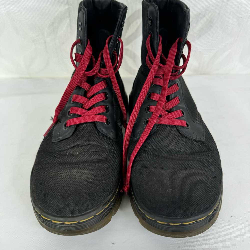 Dr. Martens Dr. Martens Combs Black Canvas Red La… - image 4