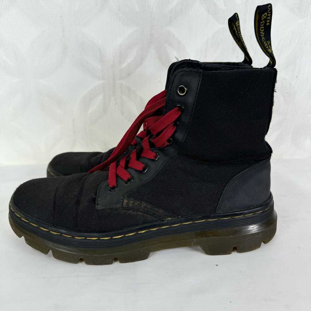 Dr. Martens Dr. Martens Combs Black Canvas Red La… - image 5