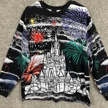 Disney Parks Cinderella Castle Shirt Women's XL Wa