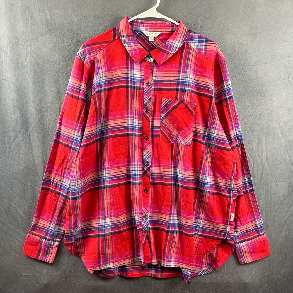 Orvis Plus Size Orvis Flannel Plaid Woman’s XXL L… - image 7