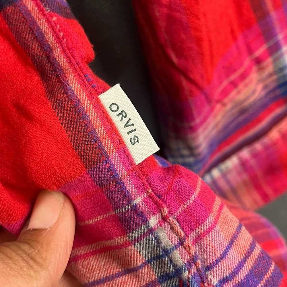 Orvis Plus Size Orvis Flannel Plaid Woman’s XXL L… - image 8