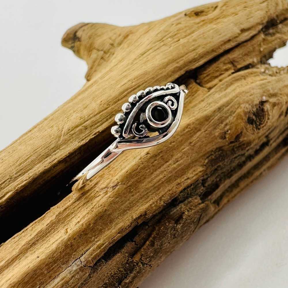 The Unbranded Brand Evil Eye Sterling Silver CZ R… - image 4