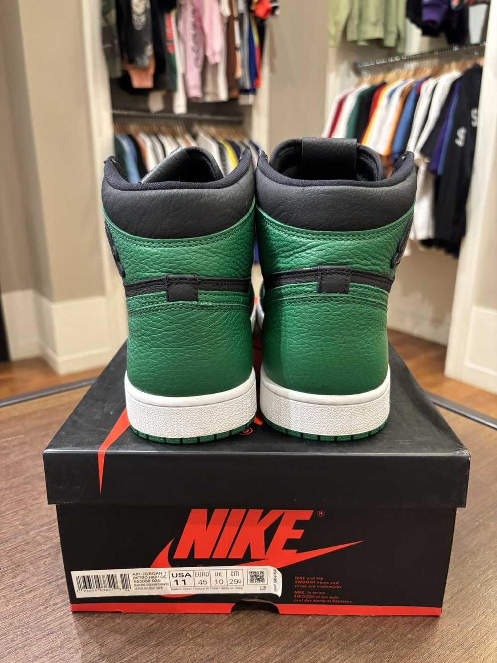 Jordan Brand Jordan 1 Retro High Pine Green Black - image 4