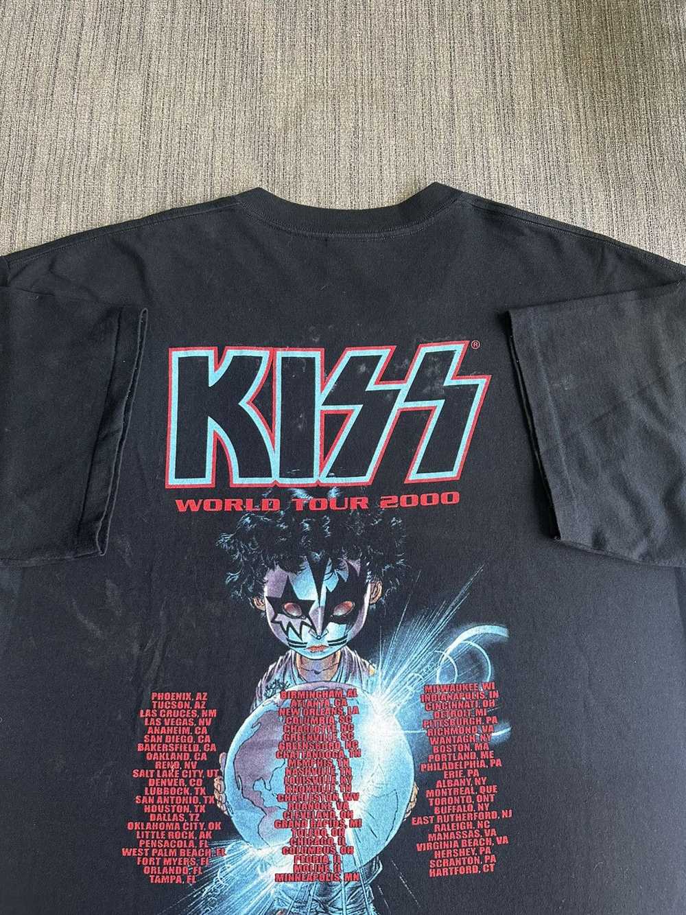 Kiss × Made In Usa × Vintage Vintage KISS World T… - image 2