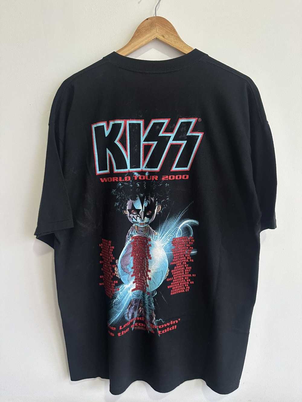 Kiss × Made In Usa × Vintage Vintage KISS World T… - image 4