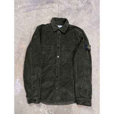 Stone Island Stone Island Corduroy Button Up Gree… - image 1