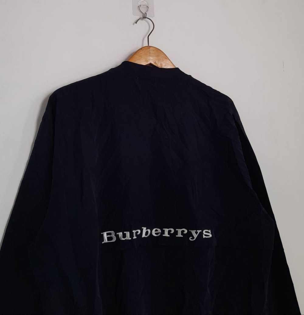 Burberry × Luxury × Vintage 💥 Embroidery Back Li… - image 1