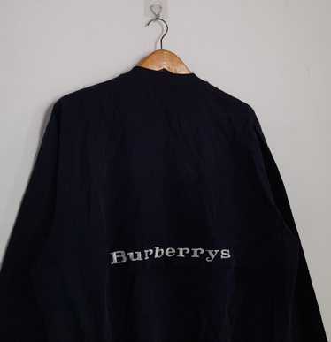 Burberry × Luxury × Vintage 💥 Embroidery Back Li… - image 1