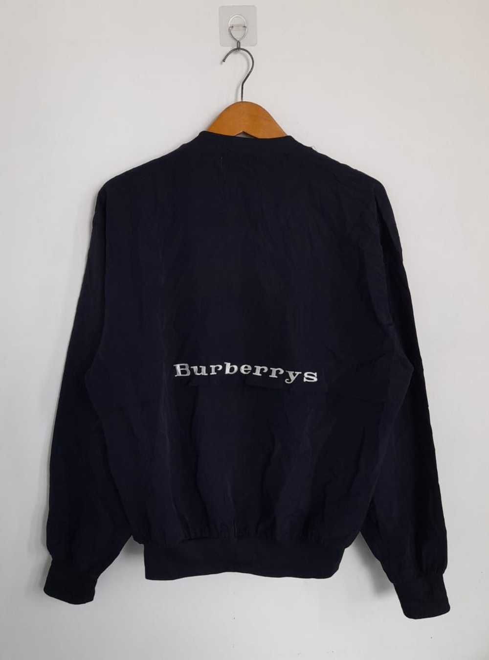 Burberry × Luxury × Vintage 💥 Embroidery Back Li… - image 5