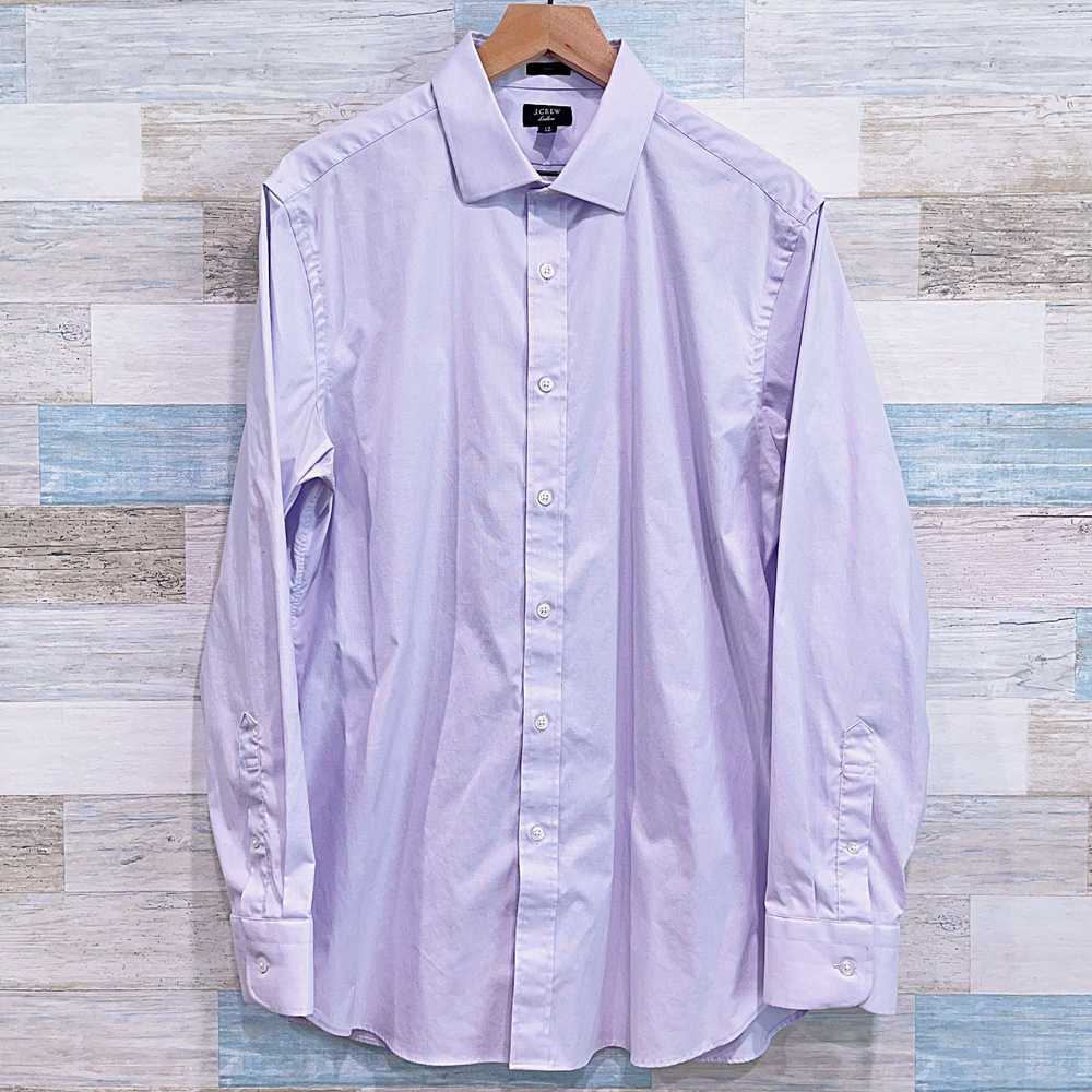 J.Crew J Crew Slim Ludlow Dress Shirt Purple Spre… - image 1