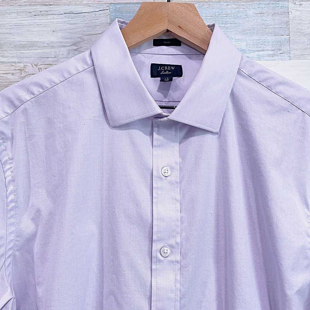 J.Crew J Crew Slim Ludlow Dress Shirt Purple Spre… - image 2