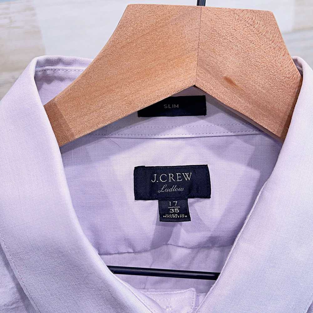 J.Crew J Crew Slim Ludlow Dress Shirt Purple Spre… - image 5