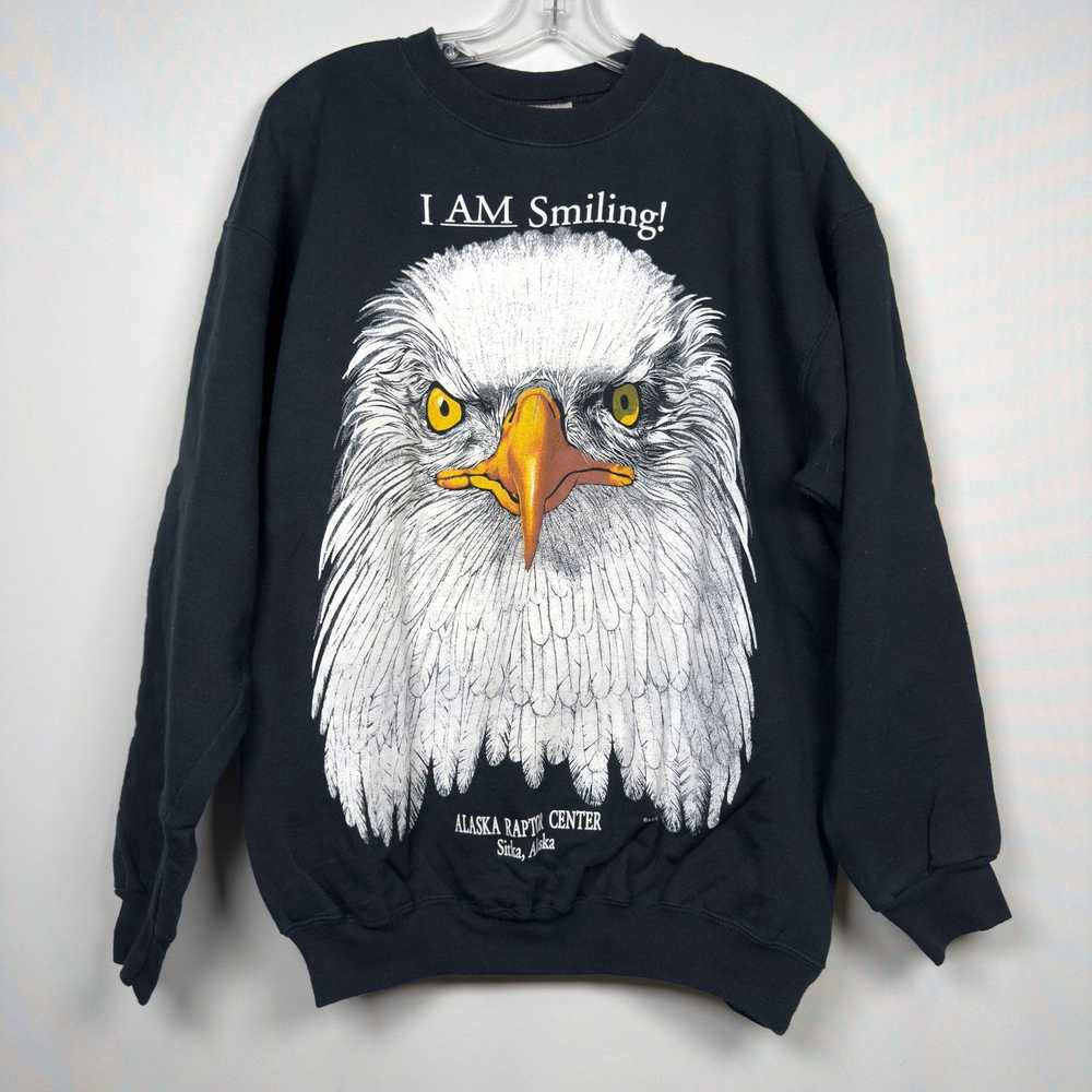 Hanes Vintage Hanes Alaska Eagle 'I Am Smiling' C… - image 2