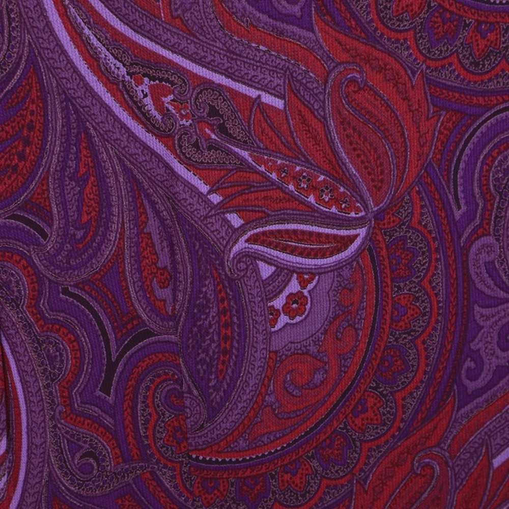 Laundry Paisley Dress Womens 8 Purple Red Witchy … - image 10