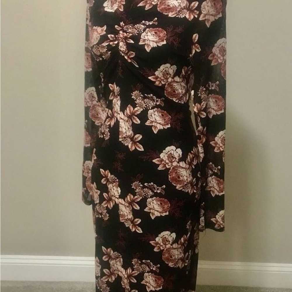 Floral Bodycon turtleneck maxi. - image 5