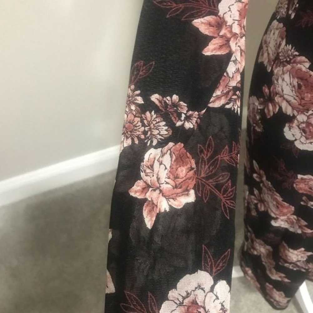 Floral Bodycon turtleneck maxi. - image 6