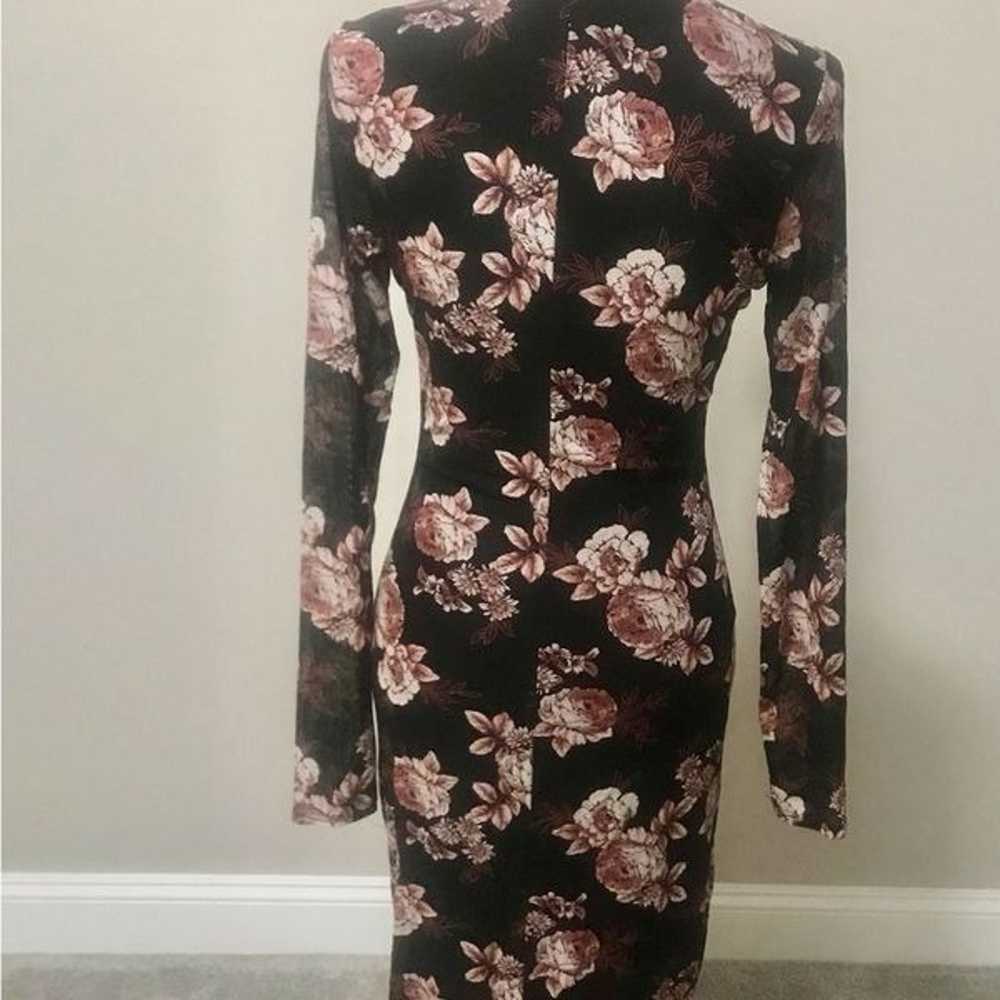 Floral Bodycon turtleneck maxi. - image 8