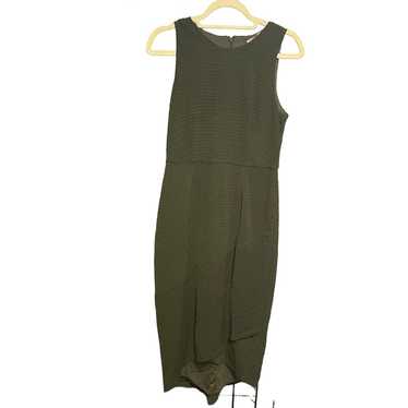 Hutch Anthropologie Green Sheath Dress Sz M